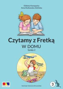 Okładka książki Czytamy z Fretką cz.3 W domu. Sylaby 2