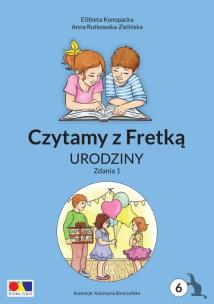 Okładka książki Czytamy z Fretką cz.6 Urodziny. Zdania 1