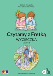 Okładka książki Czytamy z Fretką cz.8 Wycieczka. Zdania 3