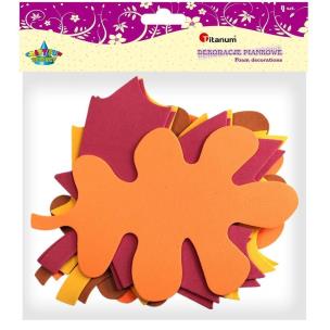 Opakowanie Dodatek Craft-fun liście z pianki (EB691)