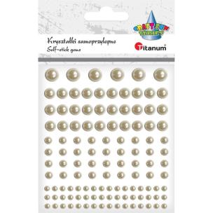 Opakowanie Dodatek dekoracyjny Craft-fun naklejka perełki samoprzylepne