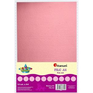 Opakowanie Filc A4 jasnoróżowy 10szt