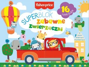 Okładka książki Fisher Price. Zabawne zwierzaczki. Superblok