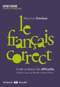Okładka książki Francais correct Guide pratique des difficultes