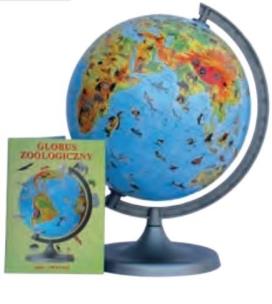 Opakowanie Globus zoologiczny w kartonie 22 cm