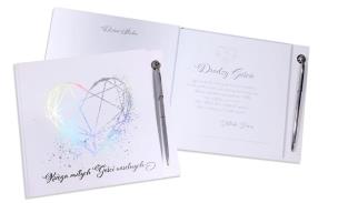 Opakowanie Happy Book HBK-003 Księga gości (serce)