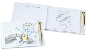 Happy Book HBP-003 Księga gości (most). Wydawca: Kukartka. Multiszop.pl Opakowanie Happy Book HBP-003 Księga gości (most)