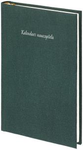 Opakowanie Kalendarz nauczyciela A5 2021/2022 tyg. zielony
