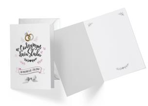 Opakowanie Karnet B6 DK-755 Ślub