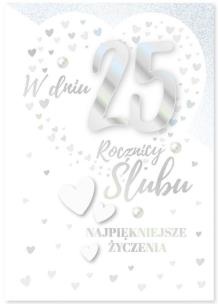 Opakowanie Karnet B6 DK-808 25. Rocznica ślubu
