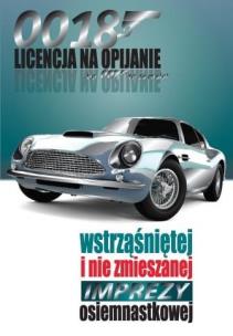 Opakowanie Karnet B6 PP-1635 Urodziny 18 Bond