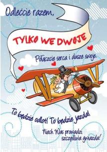 Opakowanie Karnet B6 PP-1675 Ślub