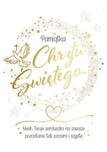 Opakowanie Karnet B6 PR-182 Chrzest