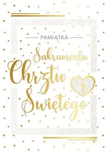 Opakowanie Karnet B6 PR-184 Chrzest