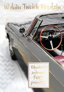 Opakowanie Karnet B6 PR-219 Urodziny fura