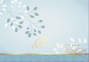 Okładka książki Karnet podziekowanie  PP-1612