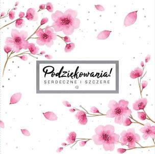 Opakowanie Karnet Primus 0120 Podziękowanie