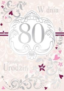 Okładka książki Karnet W dniu 80 Urodzin PP-1514