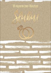 Okładka książki Karnet W pięknym dniu Waszego ślubu PR-088