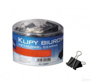 Opakowanie Klipsy biurowe 15mm 60 szt, Tetis