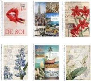 Opakowanie Kołonotes B6 /150 kartkowy w kratkę. Seria 937K. Skolarik (mix wzorów)