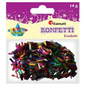 Okładka książki Konfetti paski mix 14g