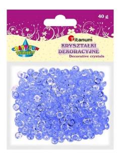 Opakowanie Koraliki plastikowe połówka kuli liliowe 40g