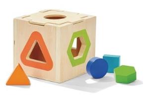 Opakowanie Kostka sorter drewniany