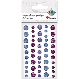 Opakowanie Kryształki samoprzylepne fasetowane mix 50szt