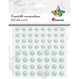 Opakowanie Kryształki samoprzylepne okrągłe blady nieb. 60szt