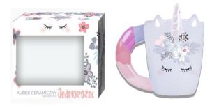 Opakowanie Kubek ceramiczny jednorożec