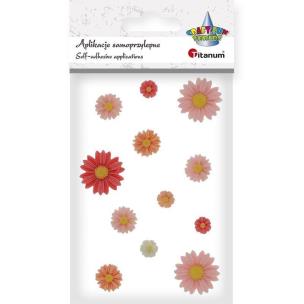 Opakowanie Kwiatki samoprzylepne stokrotki 3D mix 12szt