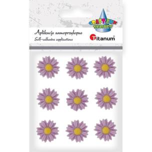 Opakowanie Kwiatki samoprzylepne z żywicy stokrotki mix 9szt
