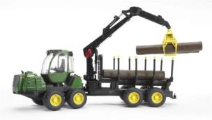 Opakowanie Ładowacz John Deere 1210E z chwytakiem i 4 pniami