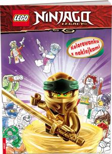 Okładka książki Lego Ninjago Kolorowanka z naklejkami NA-6703