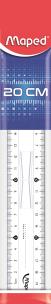 Opakowanie Linijka Maped Classic z uchwytem 20 Cm