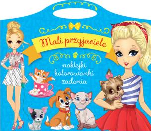 Okładka książki Mali przyjaciele. Naklejki, kolorowanki, zadania