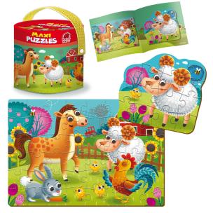 Opakowanie Maxi puzzle 2w1 Farma