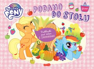 Okładka książki My Little Pony. Podano do stołu. Podkładki