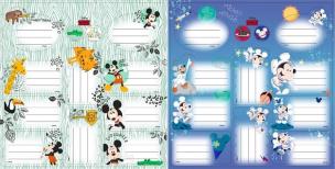 Opakowanie Naklejki na zeszyty Mickey Mouse