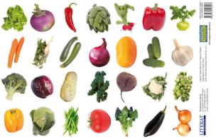 Okładka książki Naklejki Warzywa