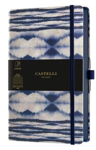 Opakowanie Notatnik 13x21cm linia Castelli Shibori Mist