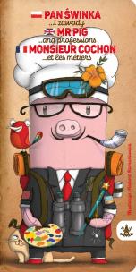 Okładka książki Pan Świnka i zawody, Mr Pig and professions