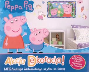 Okładka książki Peppa Pig. Akcja dekoracja