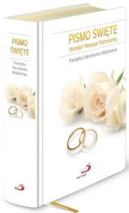 Okładka książki Pismo Św. ST i NT Ślub