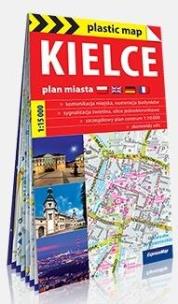 Okładka książki Plastic map Kielce 1:15 000 mapa turystyczna