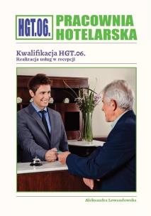 Pracownia hotelarska HGT.06.. Autor: Aleksandra Lewandowska. Multiszop.pl Okładka książki Pracownia hotelarska HGT.06.