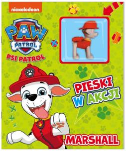 Okładka książki Psi Patrol. Pieski w Akcji.  Marshall.
