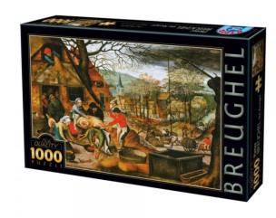 Opakowanie Puzzle 1000 Brueghel, Cztery pory roku - Jesień