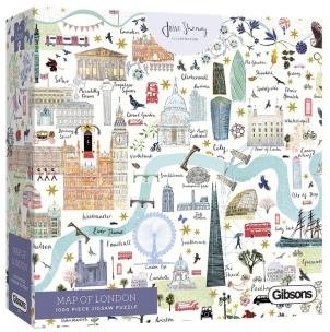 Opakowanie Puzzle 1000 Mapa Londynu G3